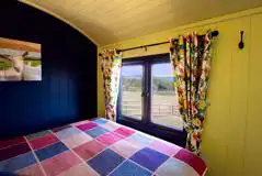 The Gambo shepherd's hut interior