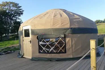 Front door to your yurt