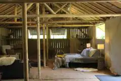 Saxon long house interior