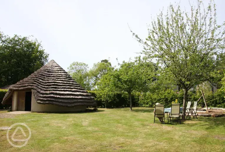 Iron age round house