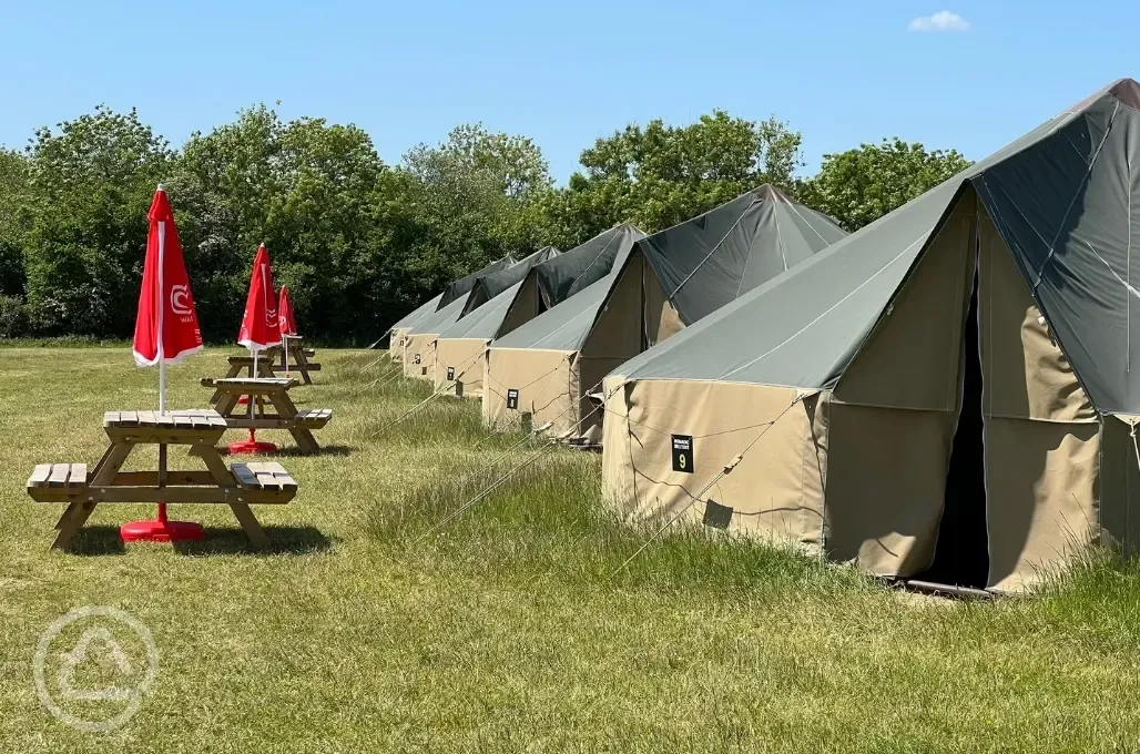 Nomadic bell tents