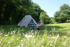 Non electric wild camping pitches - Shepherds Corner