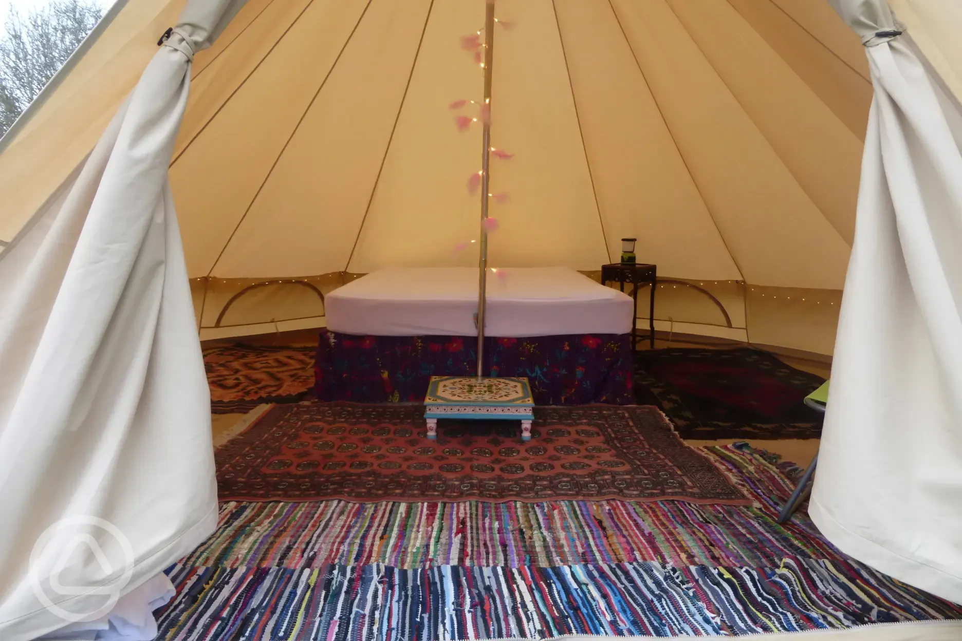 Campion bell tent interior