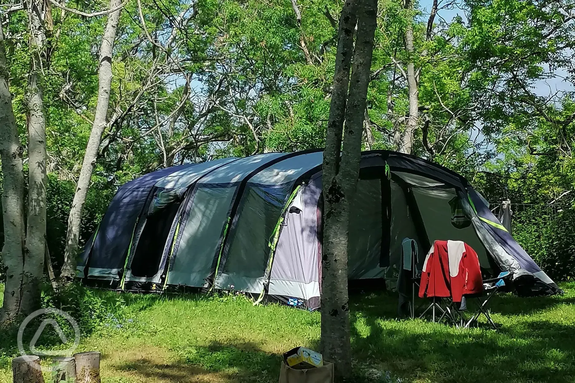 Non electric wild camping pitches - Badger's Corner