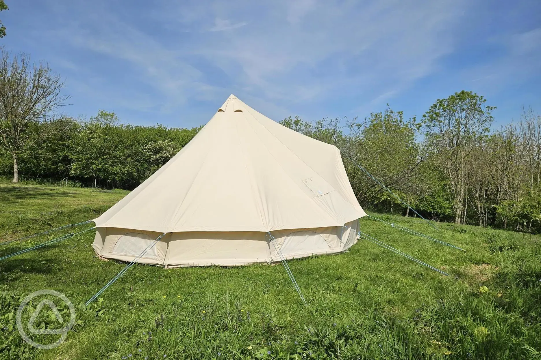 Bell tents exterior 