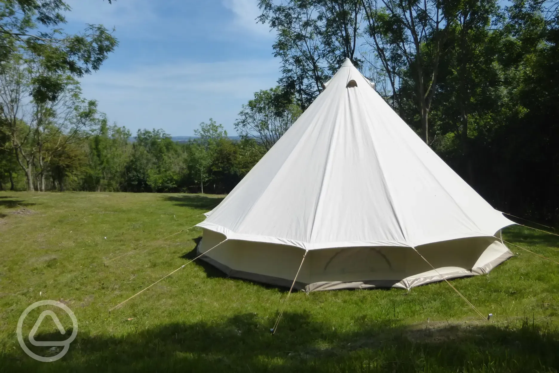 Bell tents exterior 