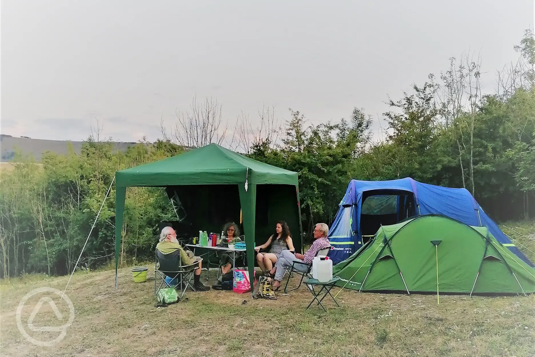 Non electric wild camping pitches - Crow's perch