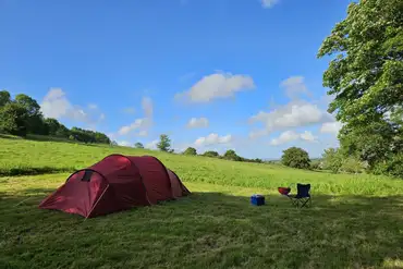 Non electric wild camping pitches