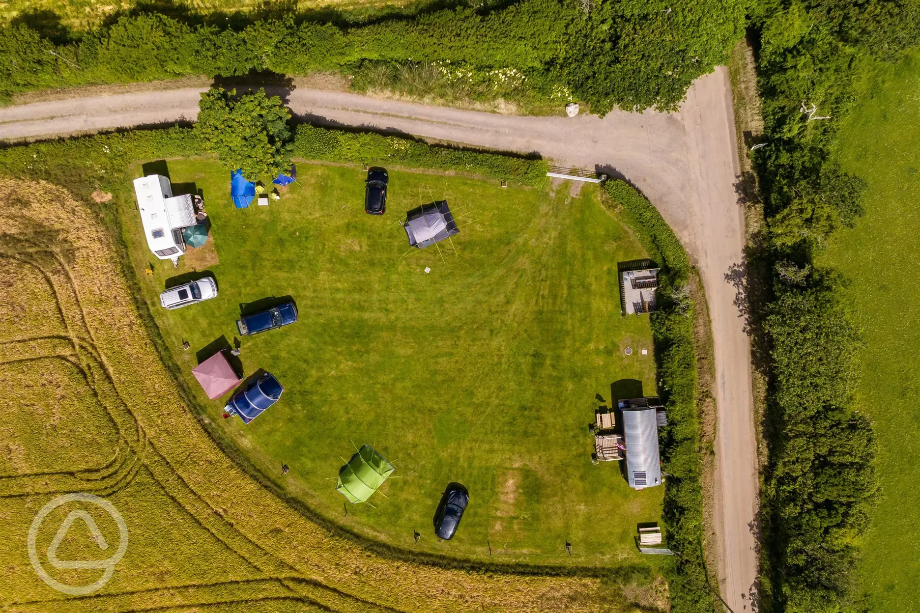 Aerial of the site