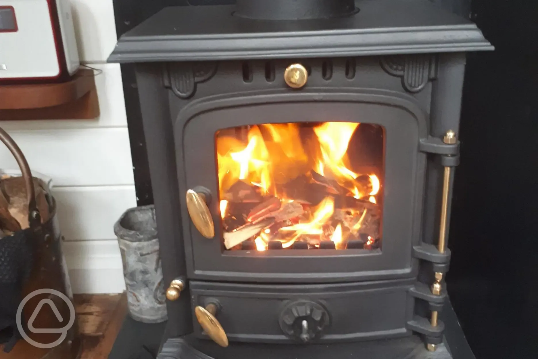 Wood stove in your hut for those cosy nights in