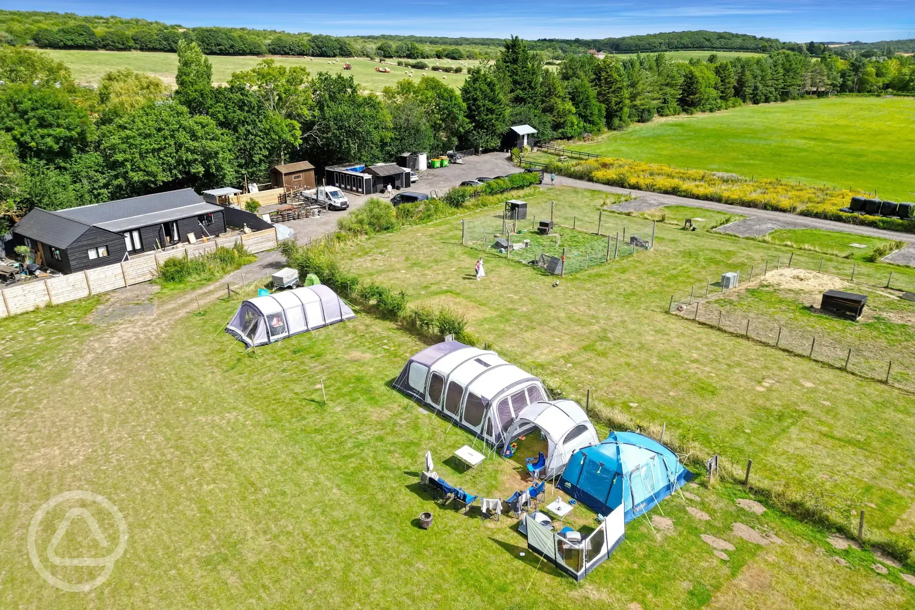 Campsite aerial