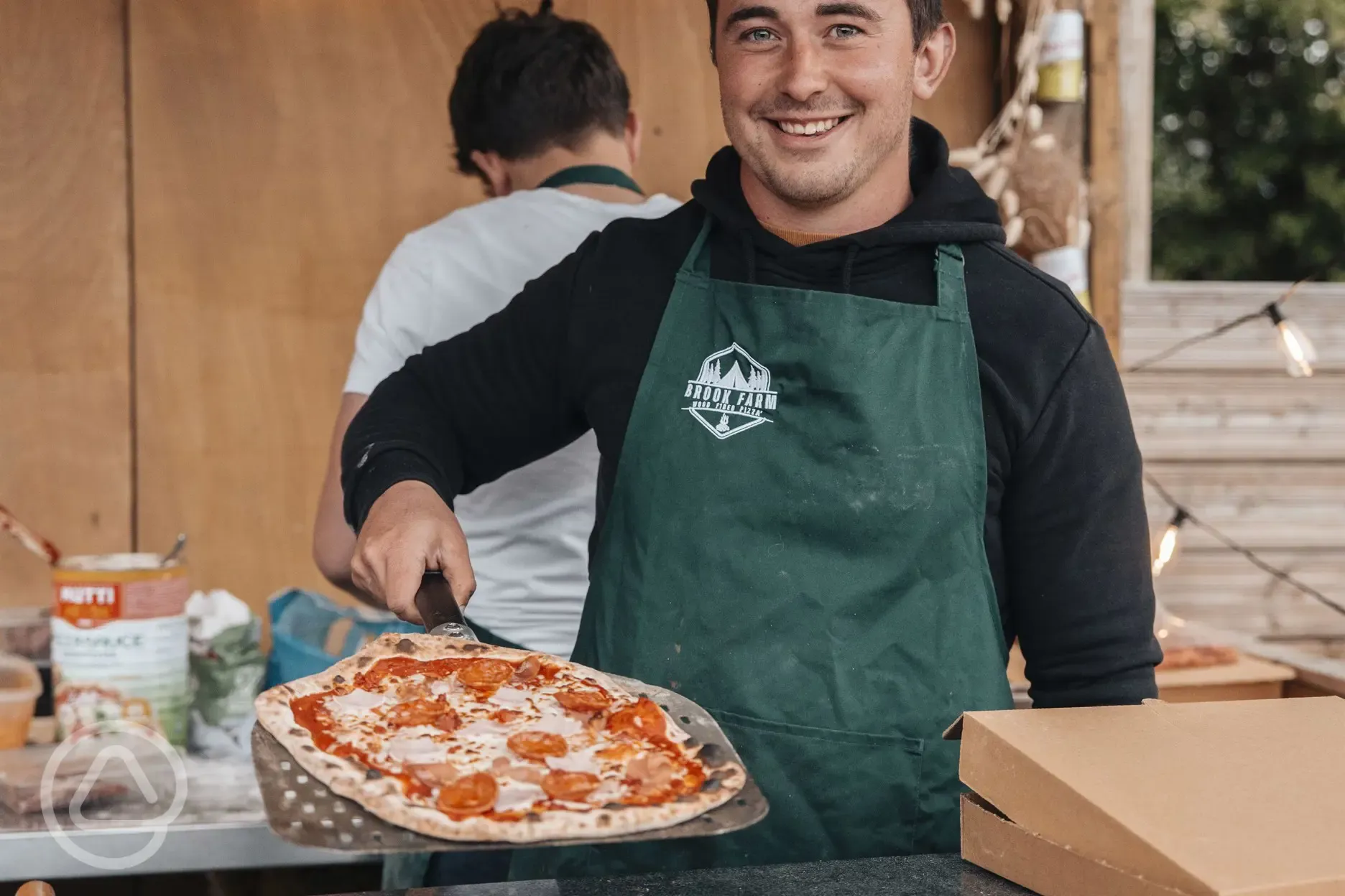 Onsite pizza 
