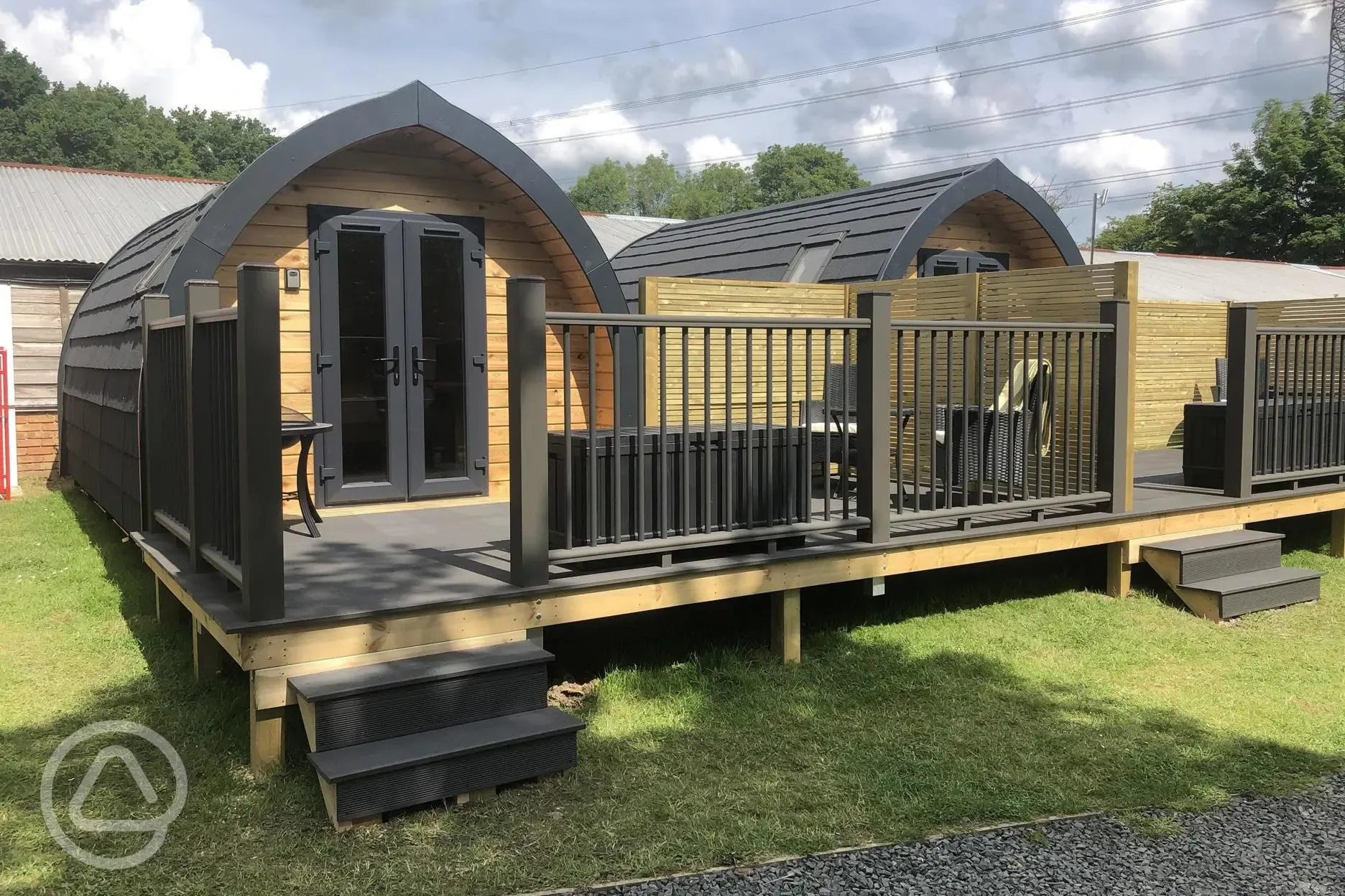 Double Bed Glamping Pods