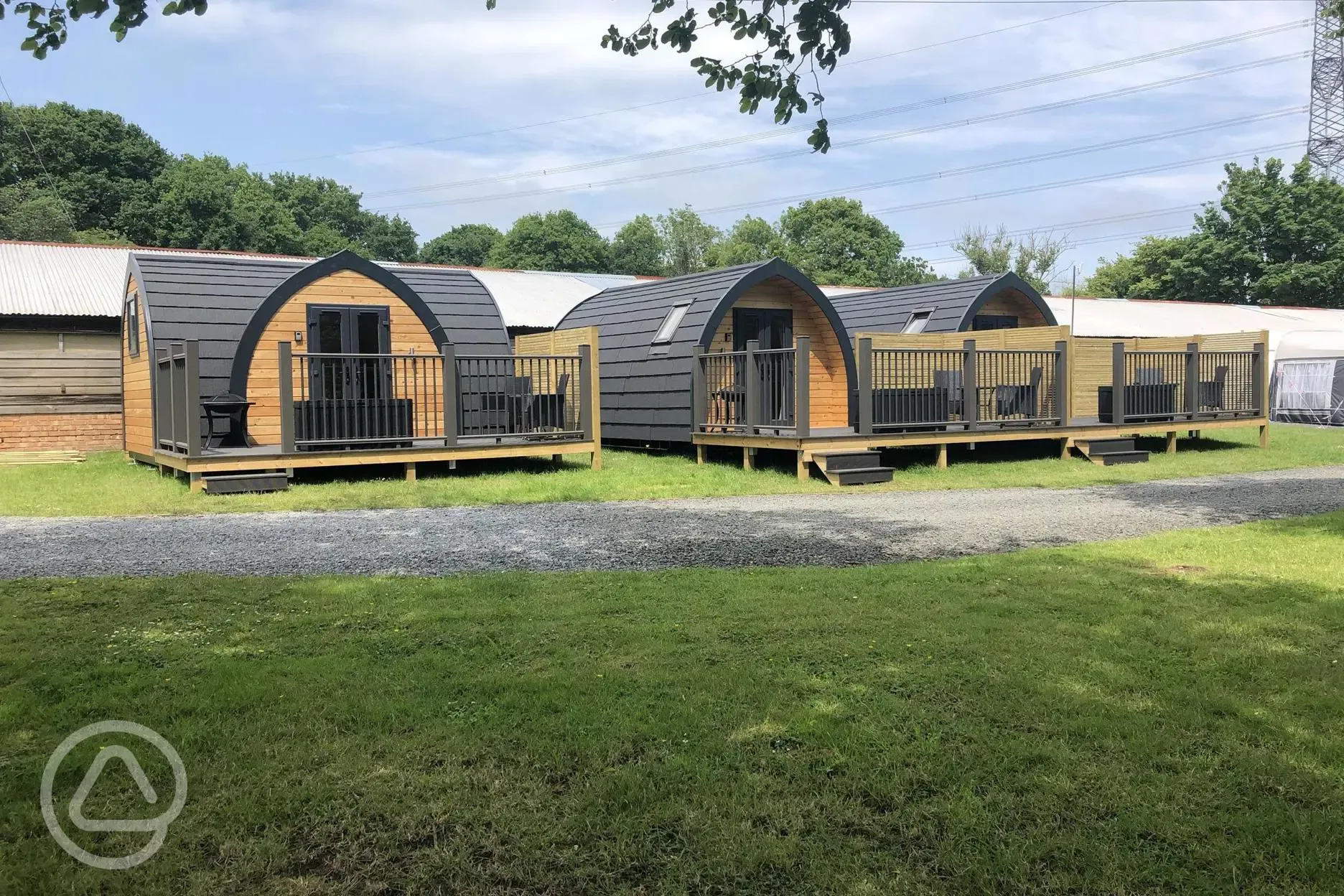 Glamping Pods at Scallow Campsite