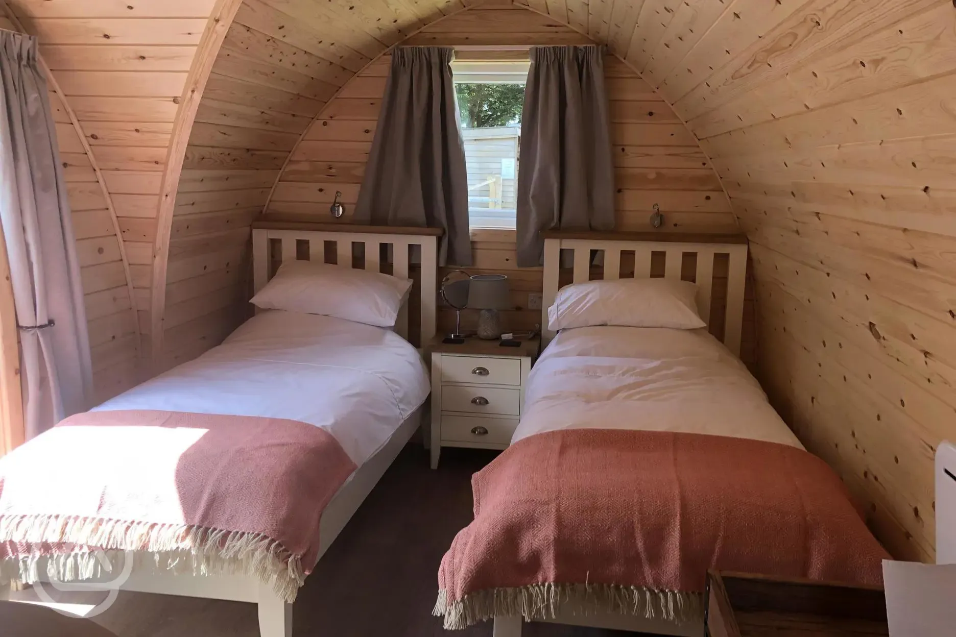 Twin Bed Glamping Pod