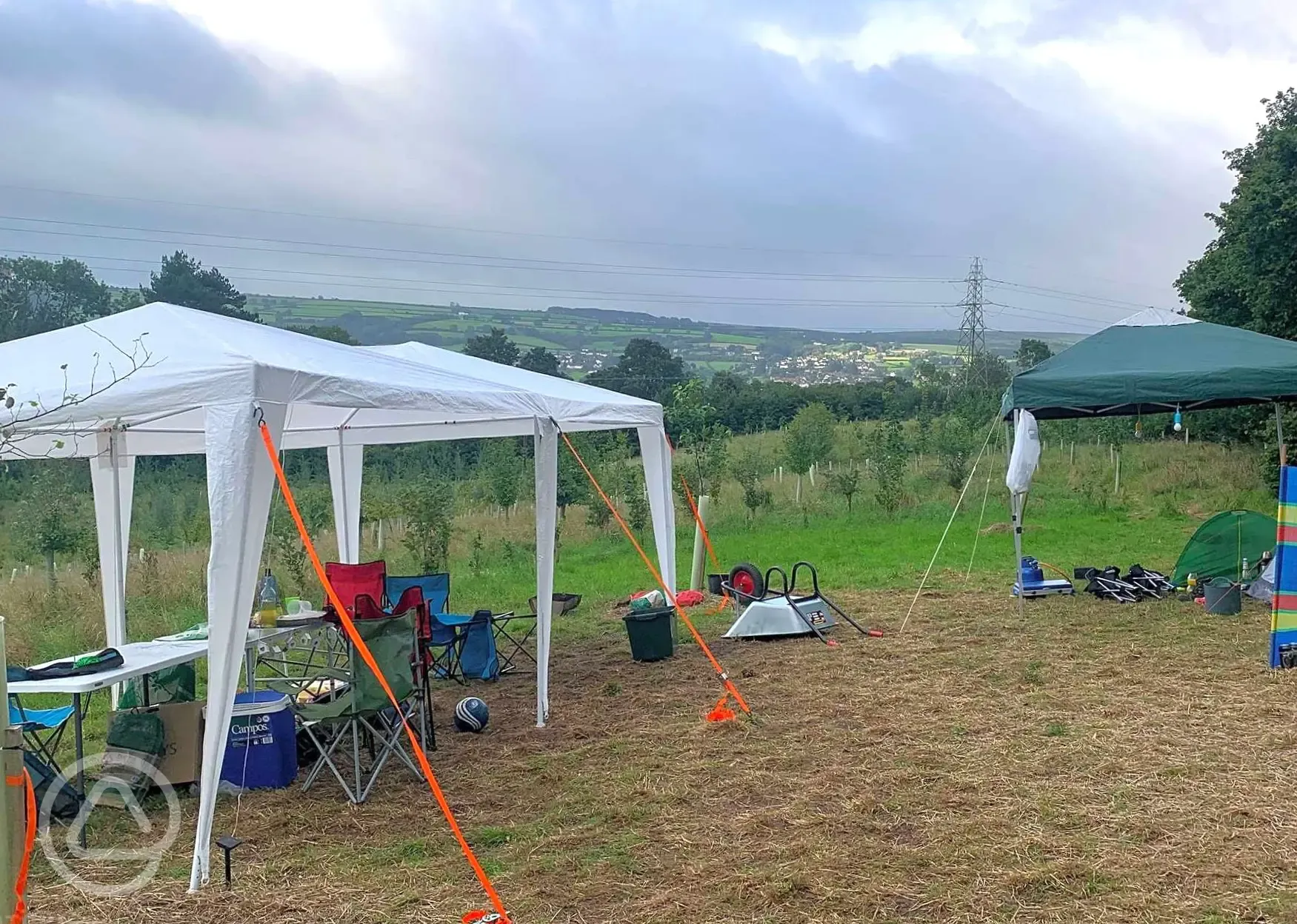 Wild camping pitch