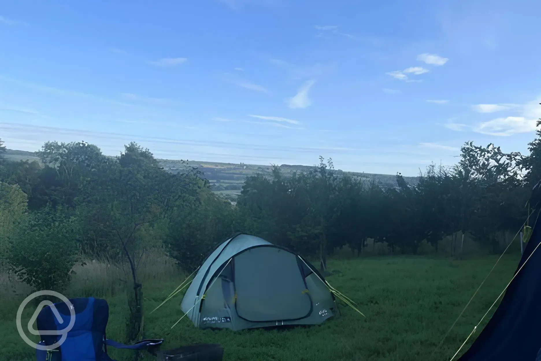 Wild camping pitch