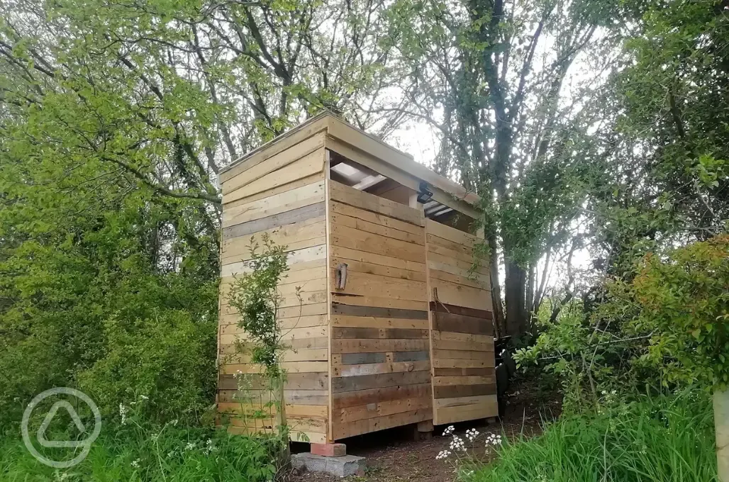 Twin composting toilets