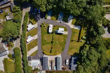 Aerial of Stream Valley Holiday Park