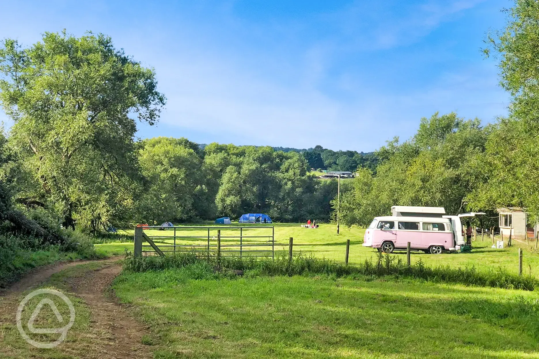 Non electric grass campervan pitches 