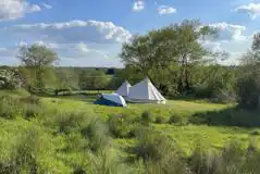 Non electric grass tent pitches 