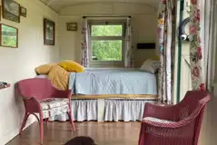 Meadow shepherd's hut interior