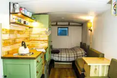 Connie the military trailer interior