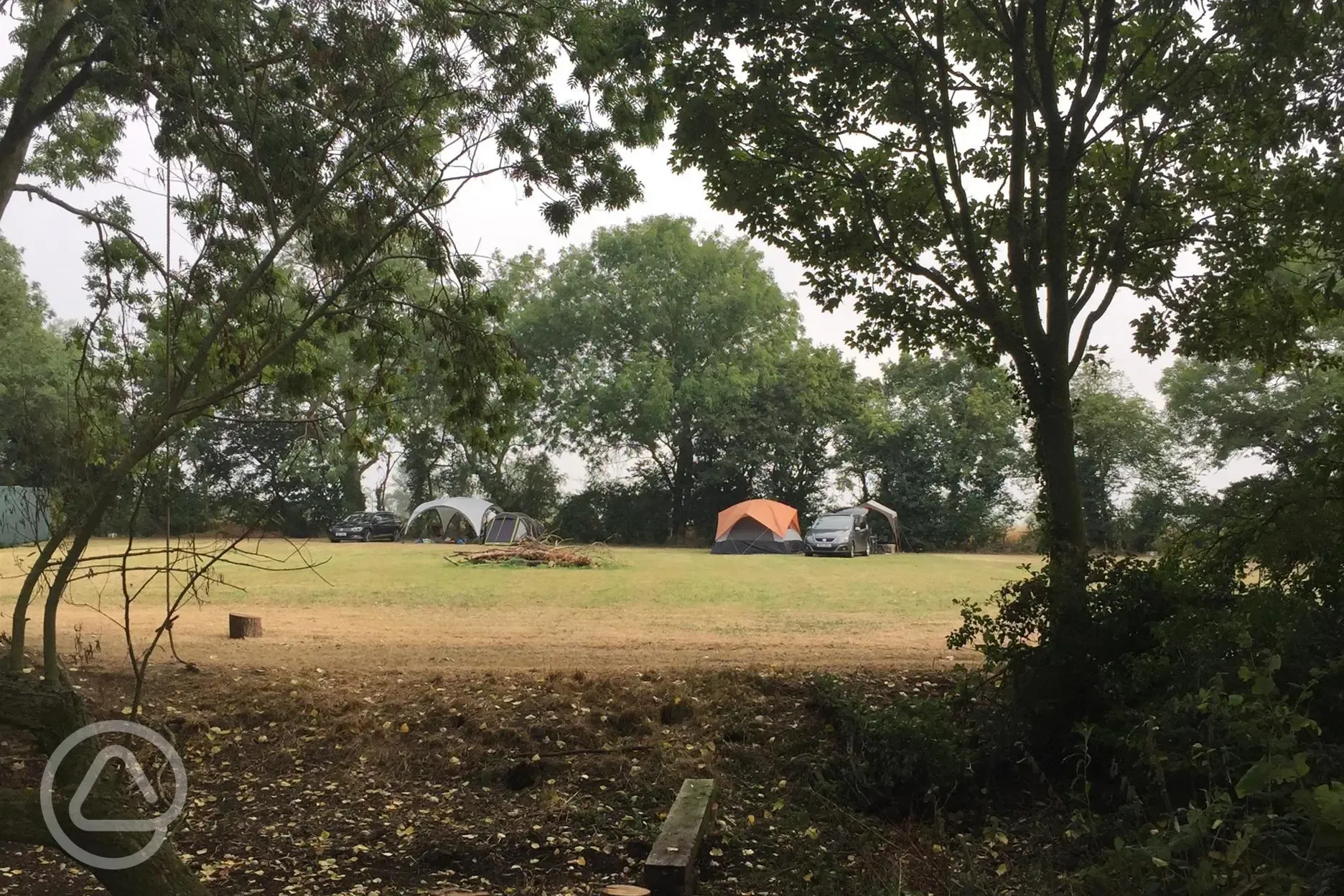 View of site from across The Bog!