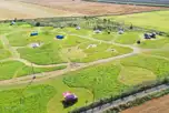 Aerial of the campsite