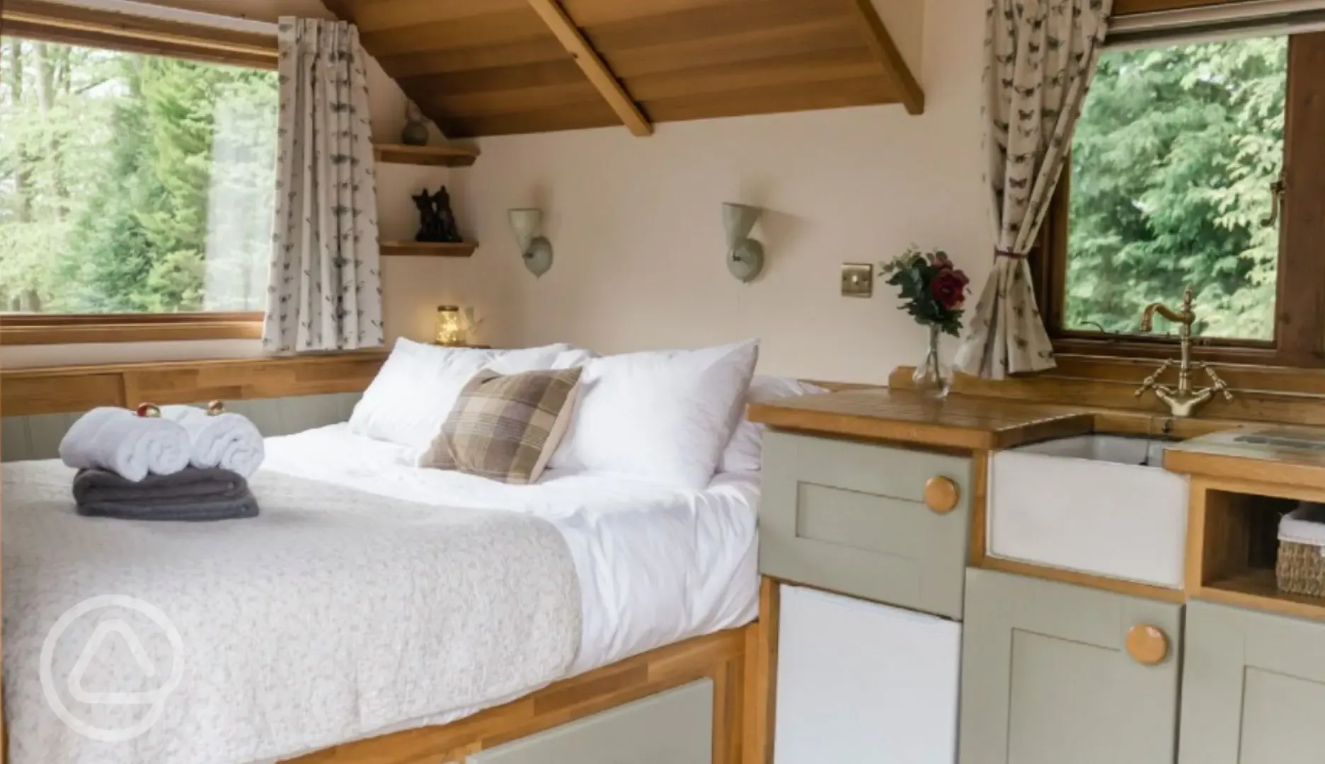 small cabin bed