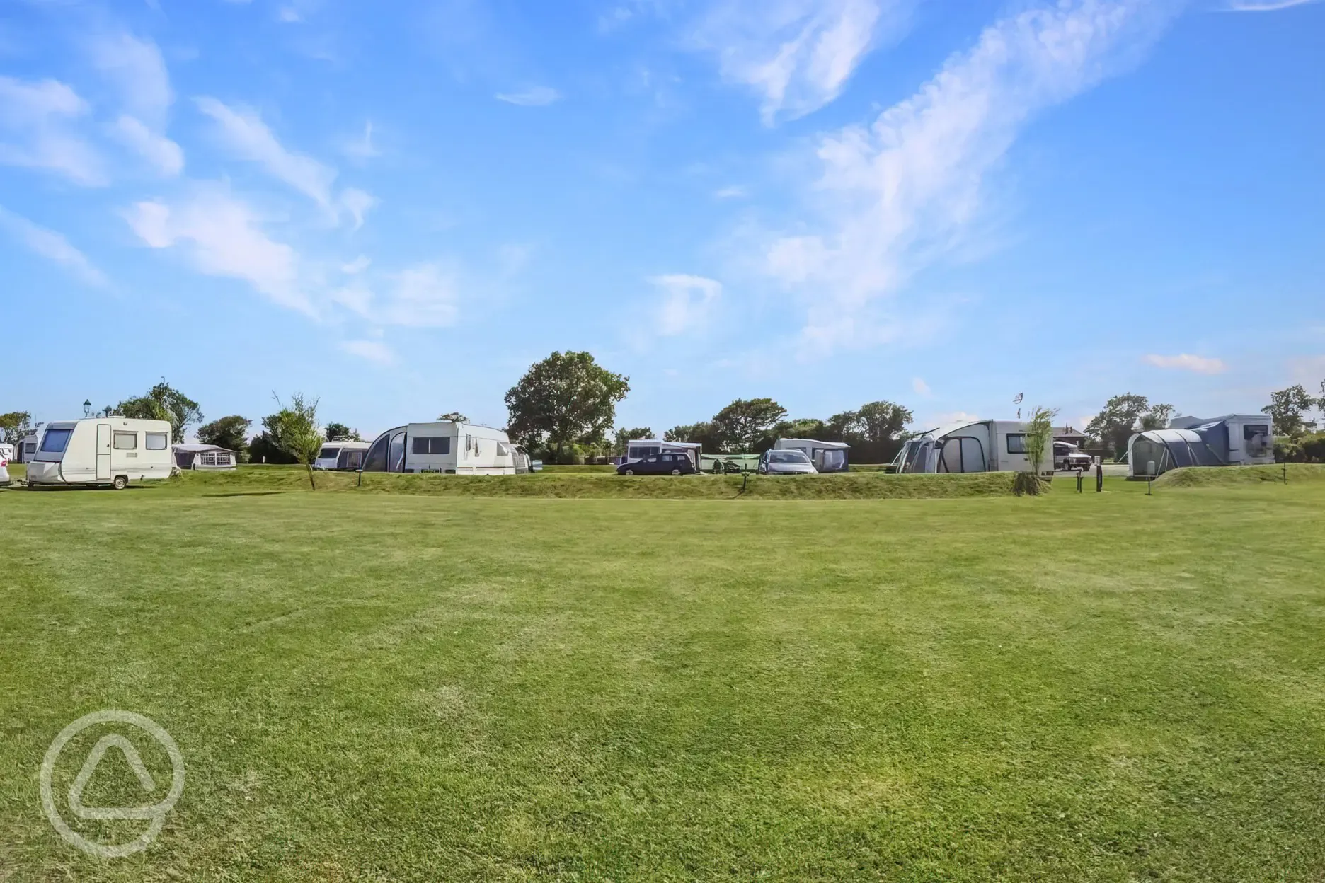 Electric Hardstanding and Grass Pitches