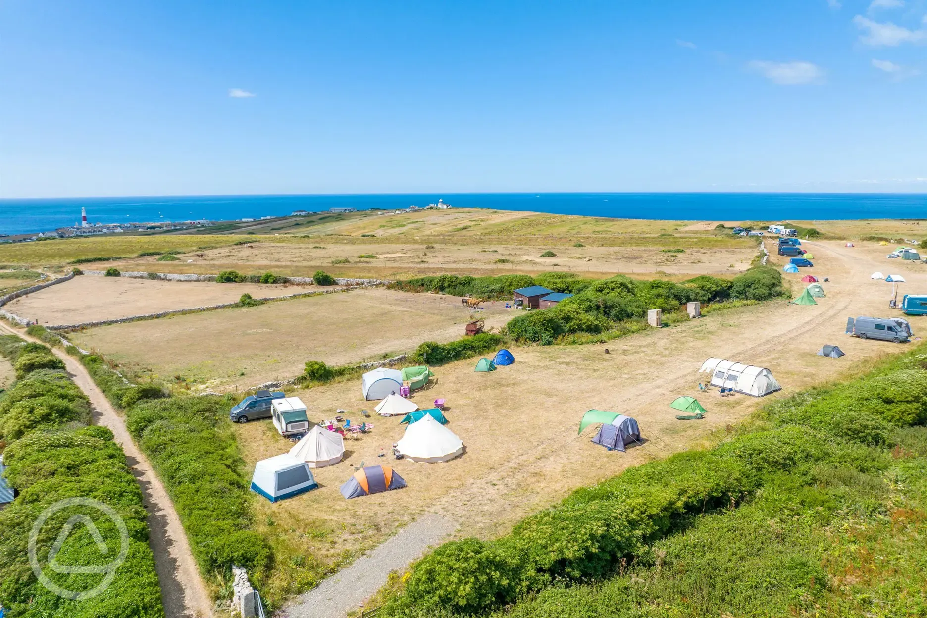 Aerial of the site