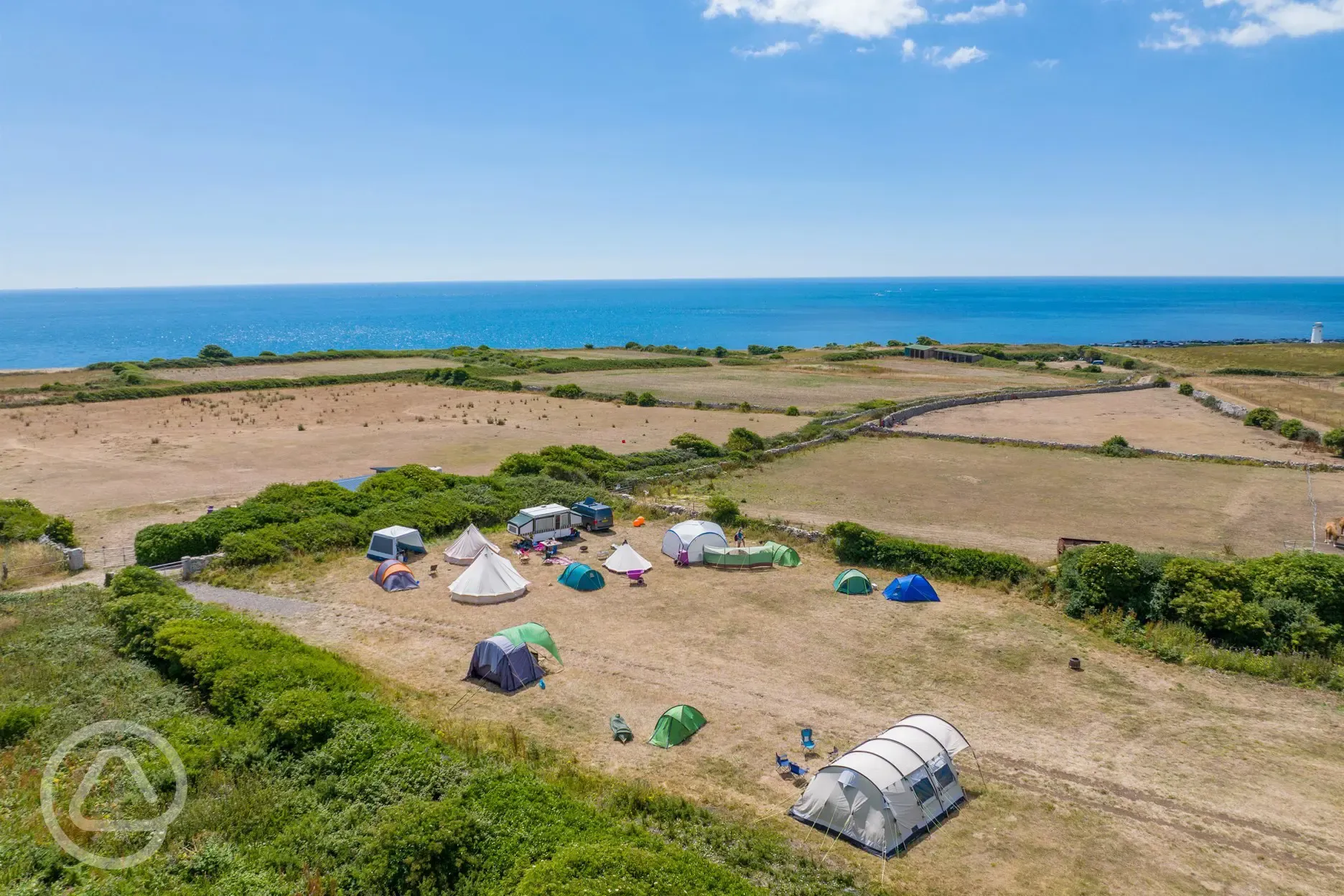 Aerial of the site