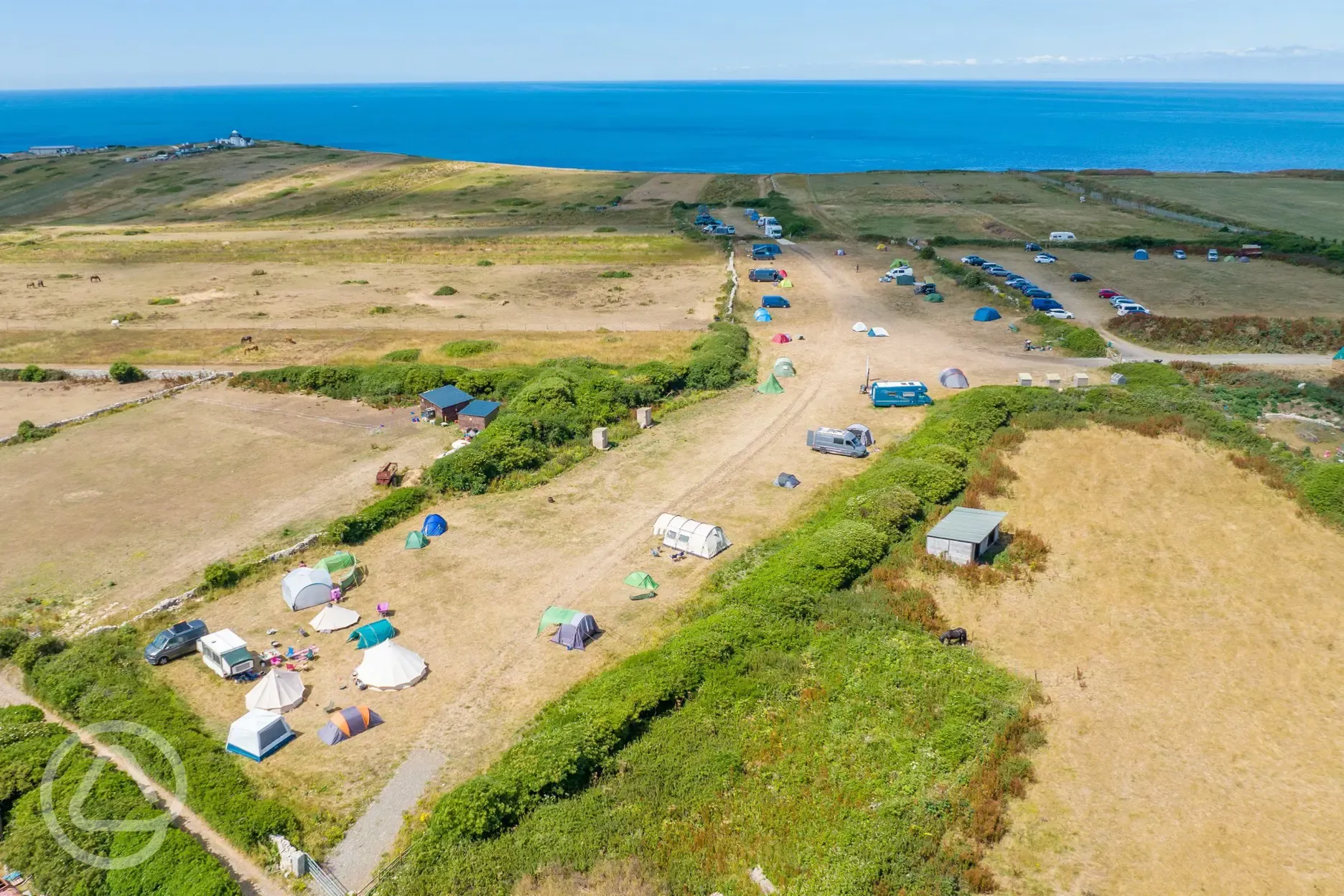 Aerial of the site