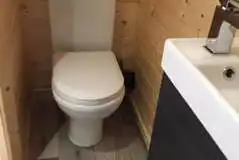 Toilet in the glamping pods Toilet in the glamping pods