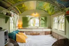 Nadine shepherd's hut double bed