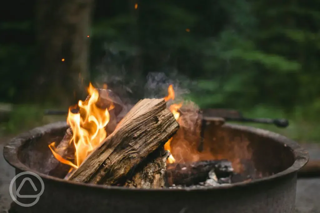 Onsite fire pit