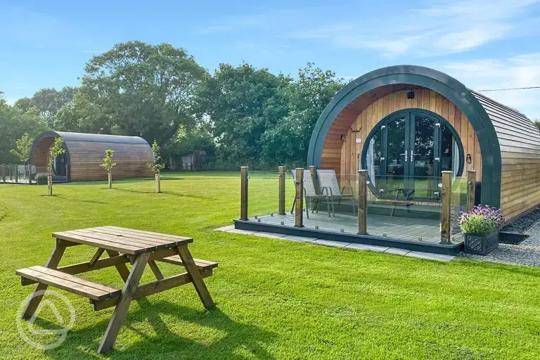 Ensuite glamping pods