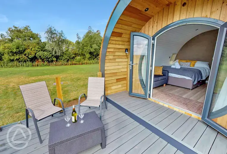Ensuite glamping pod