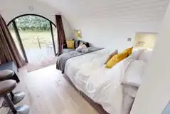 Ensuite glamping pod interior