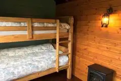 Shepherd's hut interior