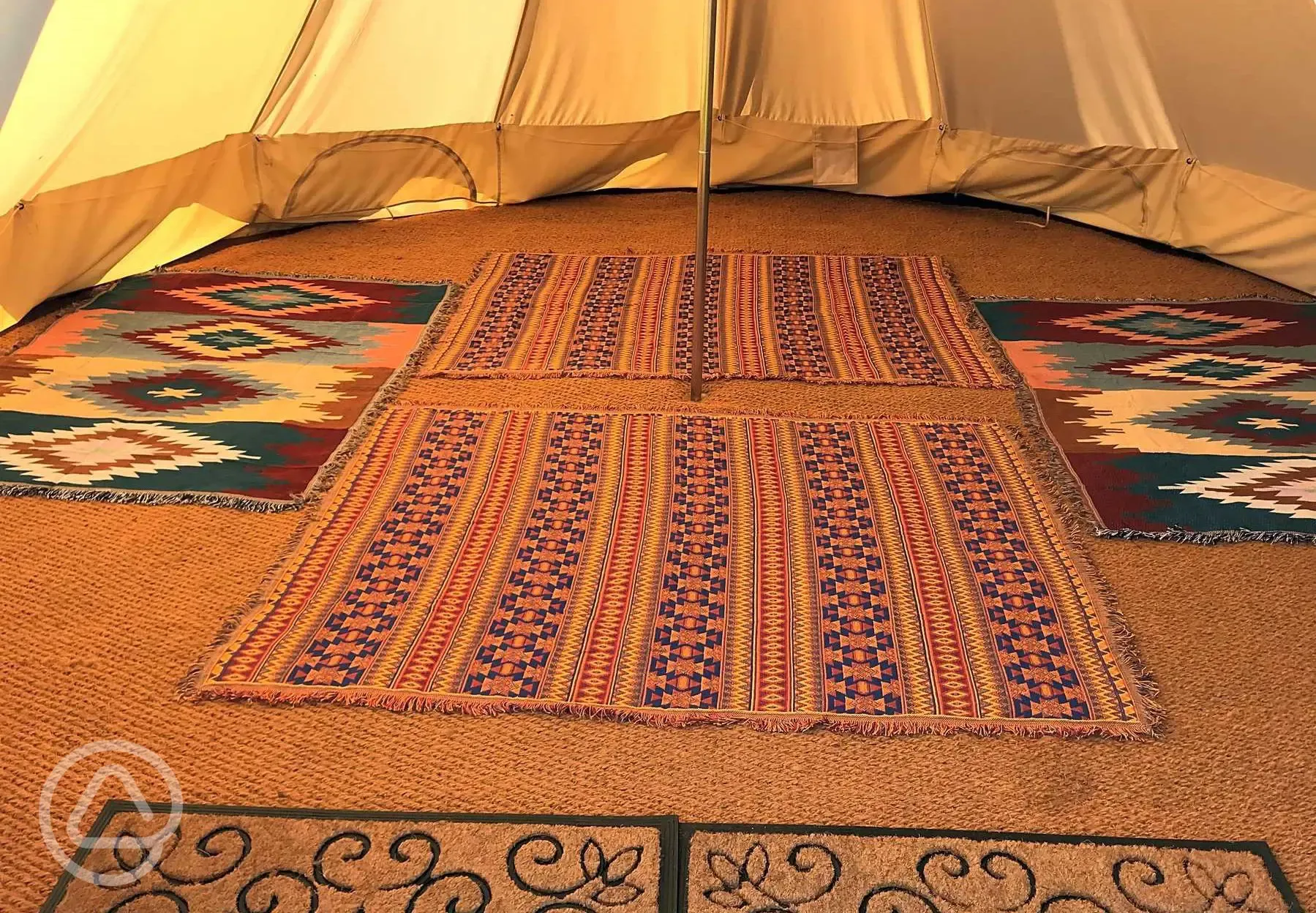 Bell tent interior