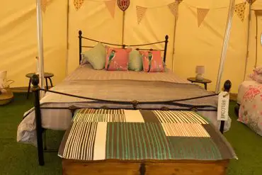 Russet Luna yurt interior