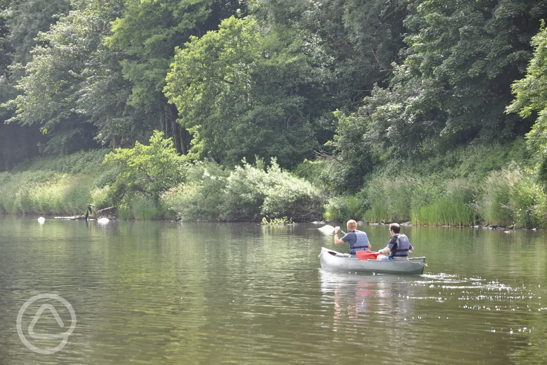 Canoeing onsite