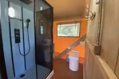 Safari tent bathroom