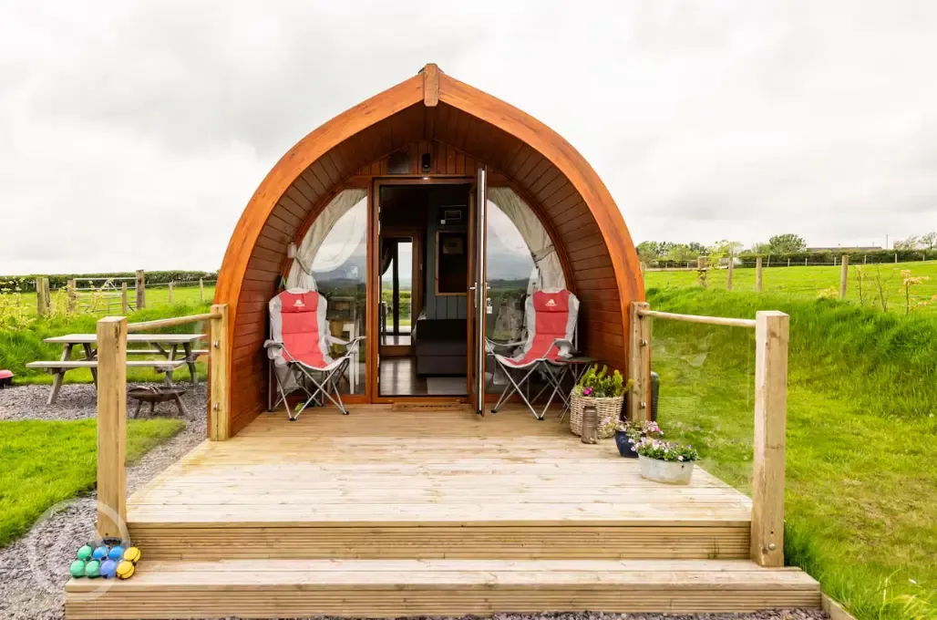 Ensuite glamping pod