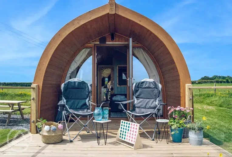 Ensuite glamping pod 