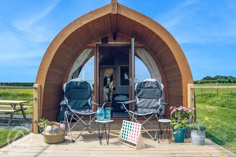 Ensuite glamping pod 