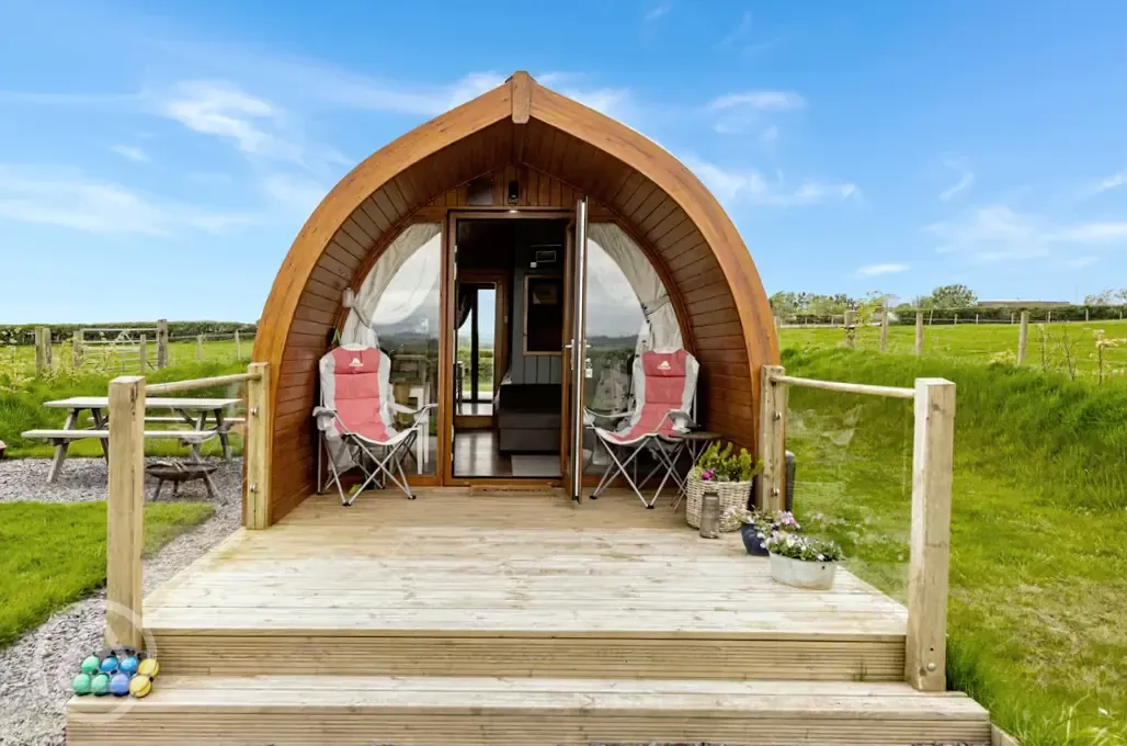 Ensuite glamping pod