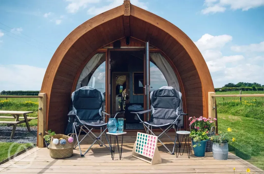 Ensuite glamping pod 